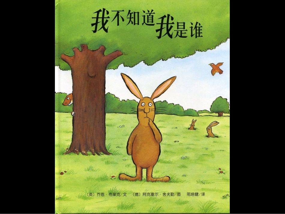 中班绘本推荐-我不知道我是谁.ppt_第1页
