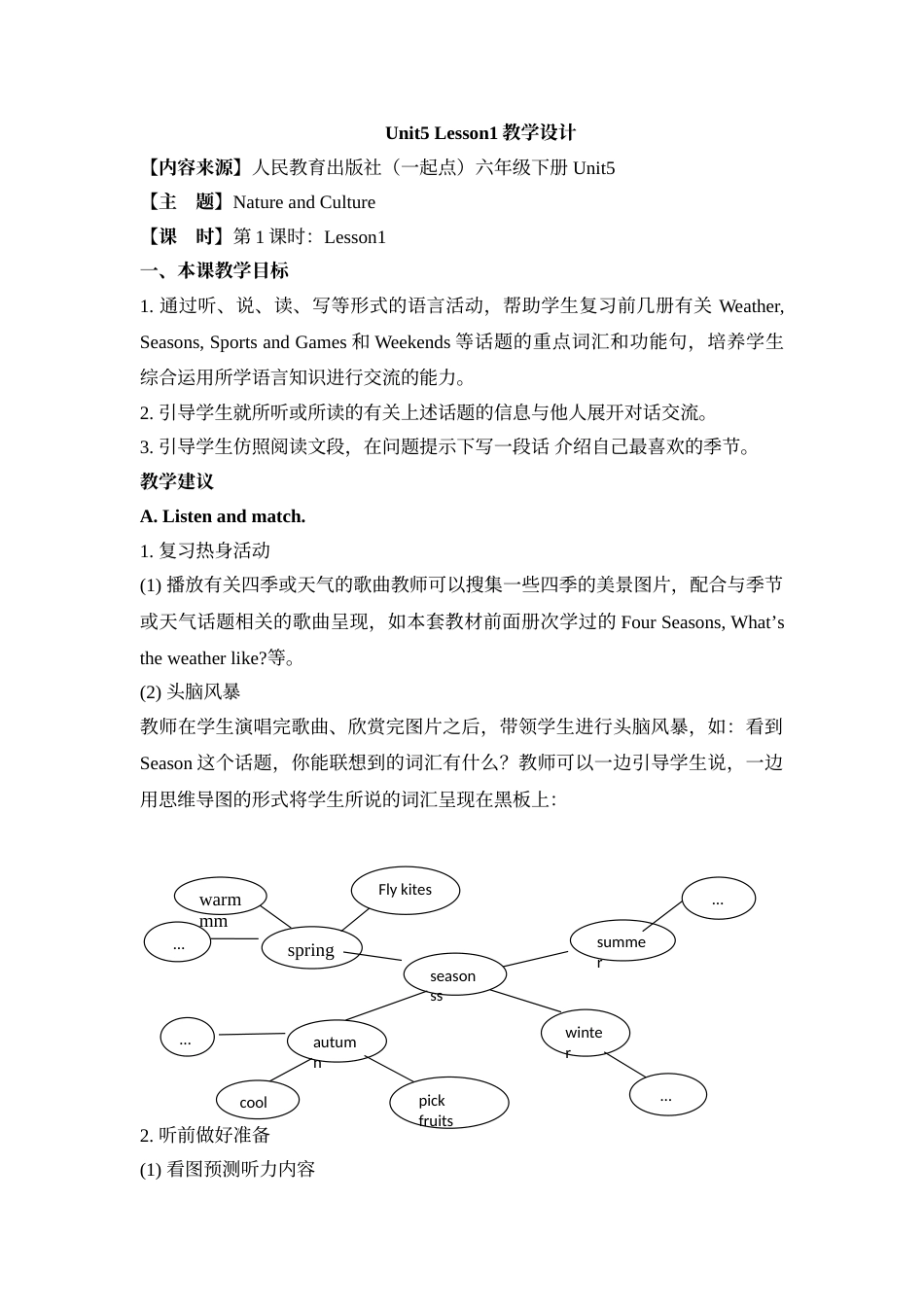 Unit5 Lesson1教学设计.doc_第1页