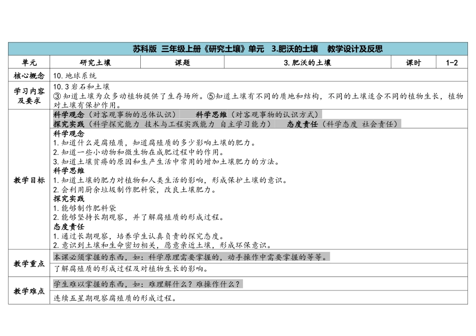三上2-3《肥沃的土壤》.docx科学（苏教版）_第1页