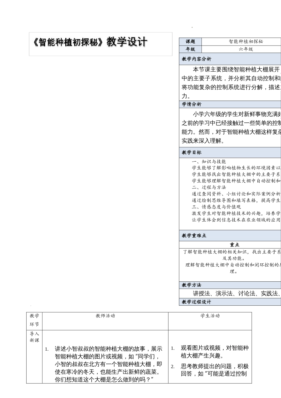 人教版（2024）六年级全一册 第16课 智能种植初探秘_第1页