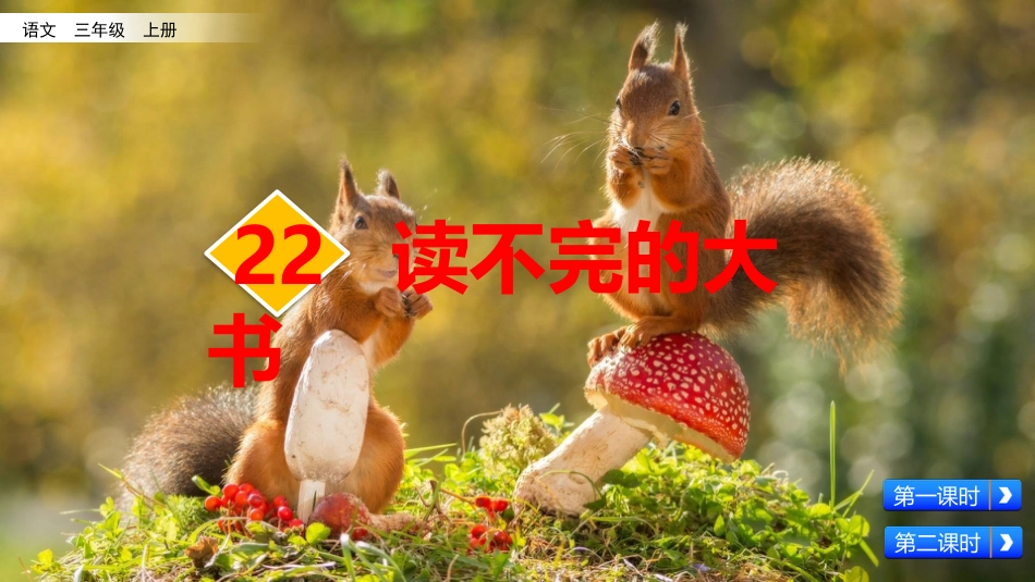 部编版三年级语文上册-22 读不完的大书（名师配套课件）.pptx_第2页