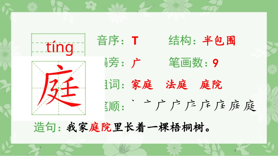 【部编版】三年级上册语文-（生字课件）24.司马光.pptx_第3页