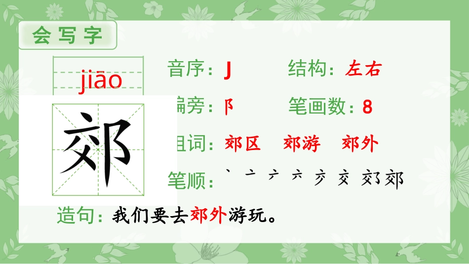 【部编版】三年级上册语文-（生字课件）25.灰雀.pptx_第2页