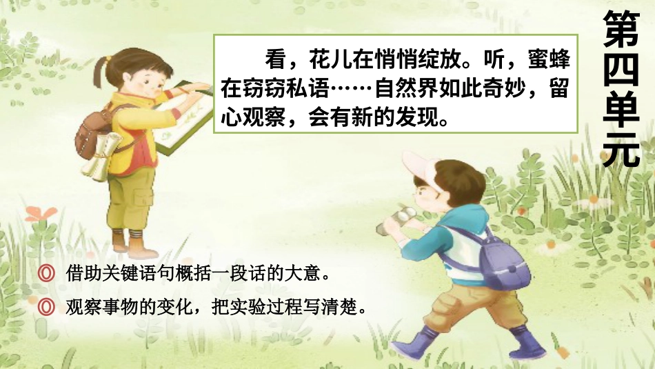 【部编版】三年级下册语文-13 花钟.ppt_第1页