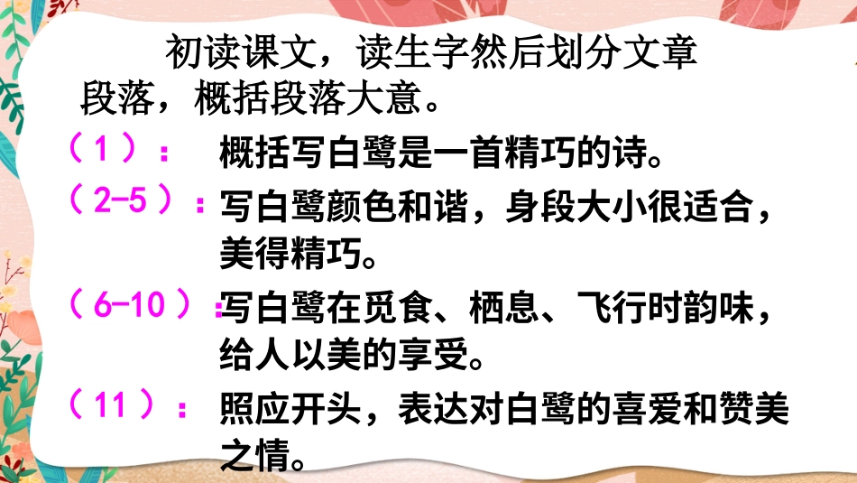 五年级语文上册部编版-（课件）1 白鹭【交互版】.ppt_第3页