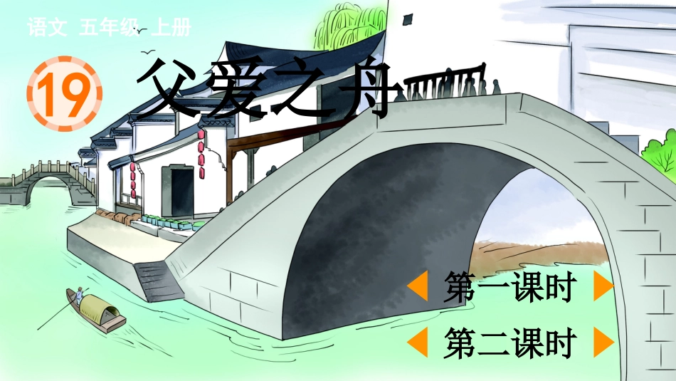 五年级语文上册部编版-（课件）19 父爱之舟.pptx_第1页