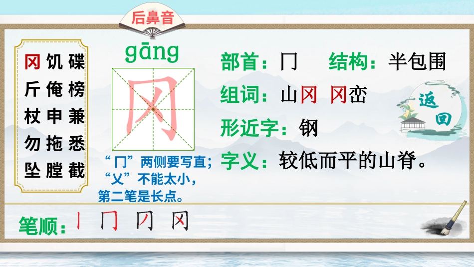 五年级语文下册部编版-6 景阳冈（生字讲解）.ppt_第3页