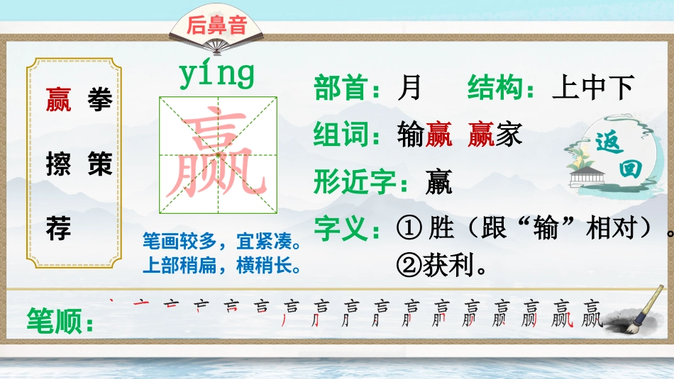 五年级语文下册部编版-16 田忌赛马（生字讲解）.ppt_第3页