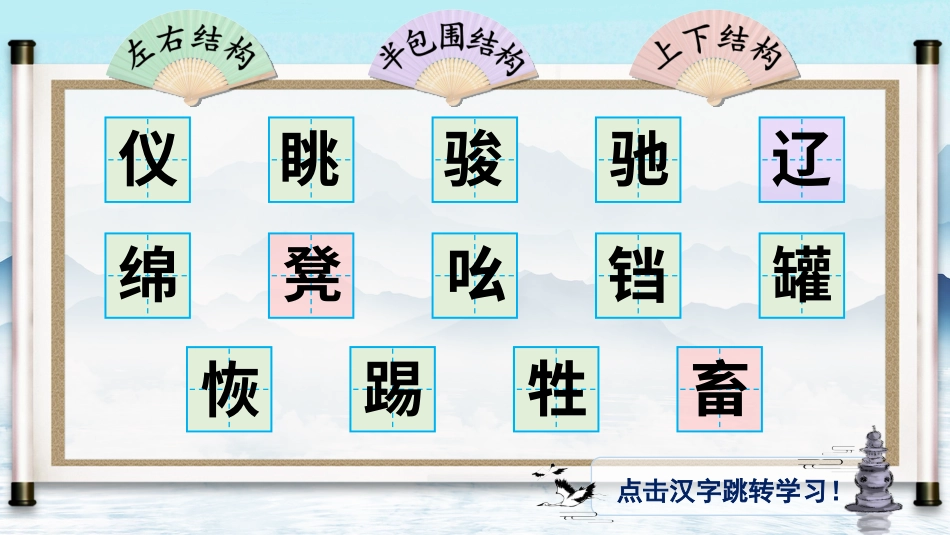 五年级语文下册部编版-19 牧场之国（生字讲解）.ppt_第2页