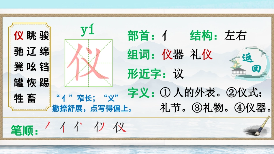 五年级语文下册部编版-19 牧场之国（生字讲解）.ppt_第3页