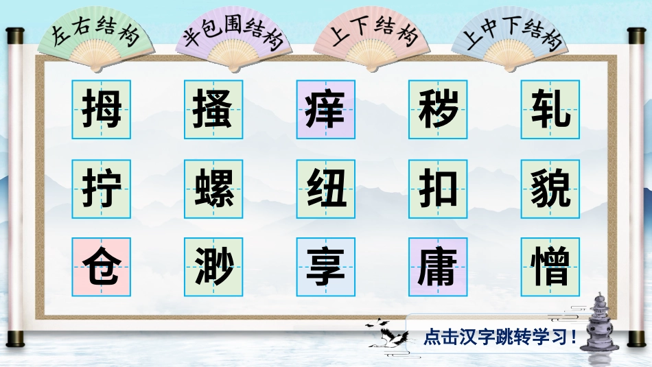 五年级语文下册部编版-22 手指（生字讲解）.ppt_第2页