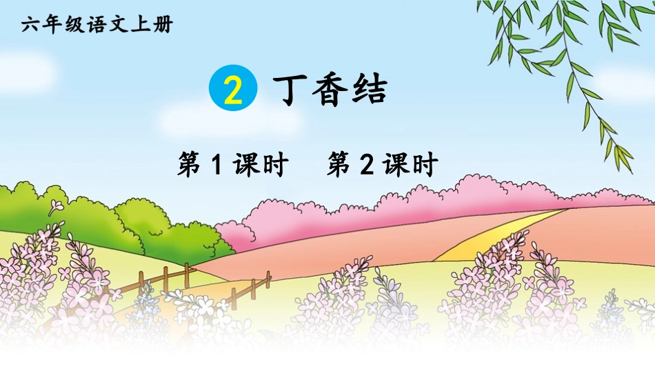 【部编版】六年级上册语文-2 丁香结.pptx_第2页