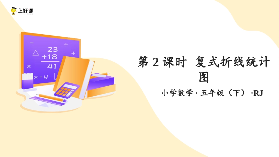 第七单元_第02课时_ 复式折线统计图 （教学课件）-五年级数学下册人教版.pptx_第1页
