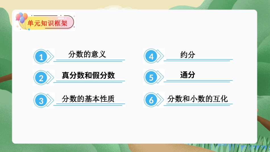 第四单元：分数的意义和性质（单元复习课件）-人教版五年级数学下册.pptx_第2页