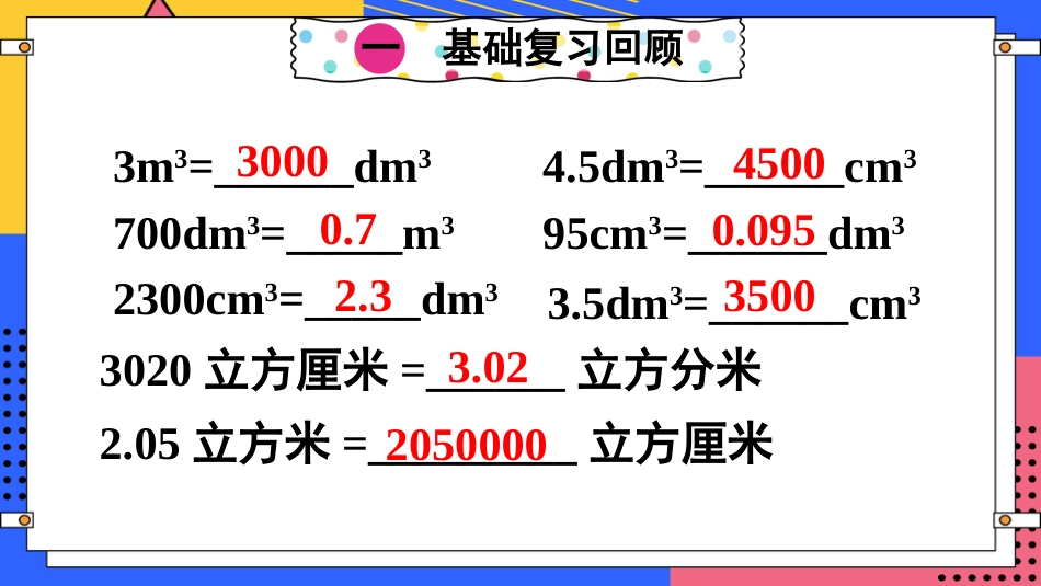 【人教版】五年级数学下册第三单元-第5课时 体积单位间的进率（2）.pptx_第2页