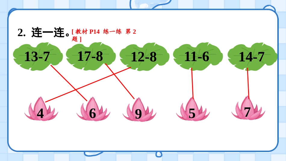 人教版一年级下册数学-第5课时 练一练.pptx_第3页
