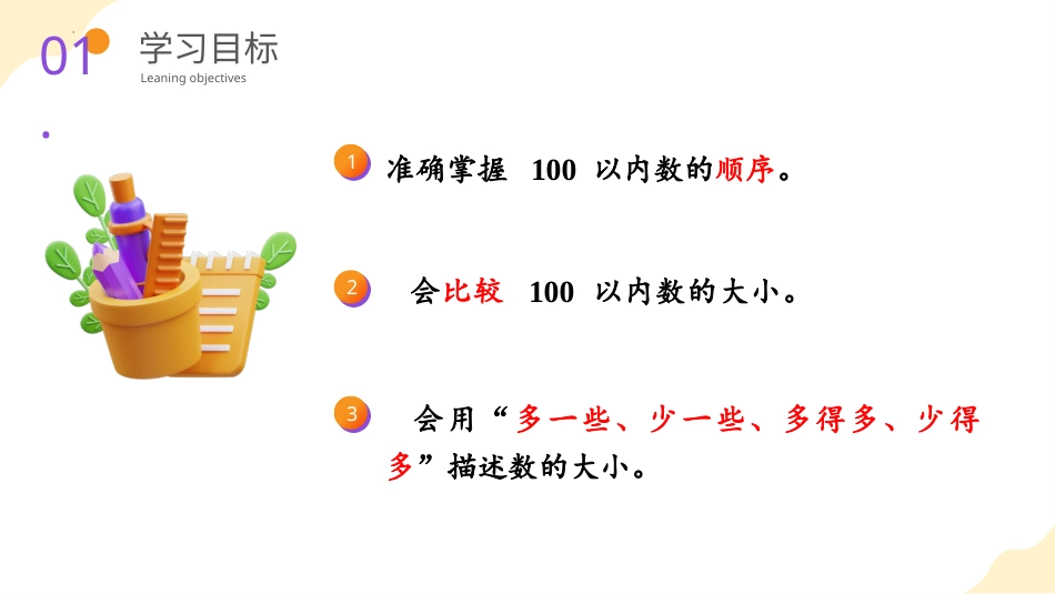 人教版一年级下册数学-第四单元 第3课时 数的顺序与比较大小（教学课件）-一年级数学下册（人教版）.pptx_第2页