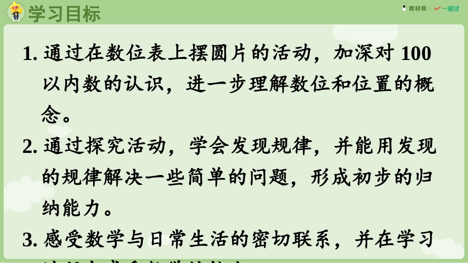 人教版一年级下册数学-活动课  摆一摆、想一想.pptx_第2页