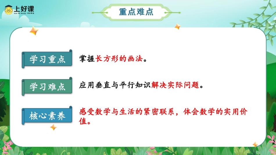 第五单元_第03课时_学画长方形（教学课件）-四年级数学上册人教版.pptx_第3页
