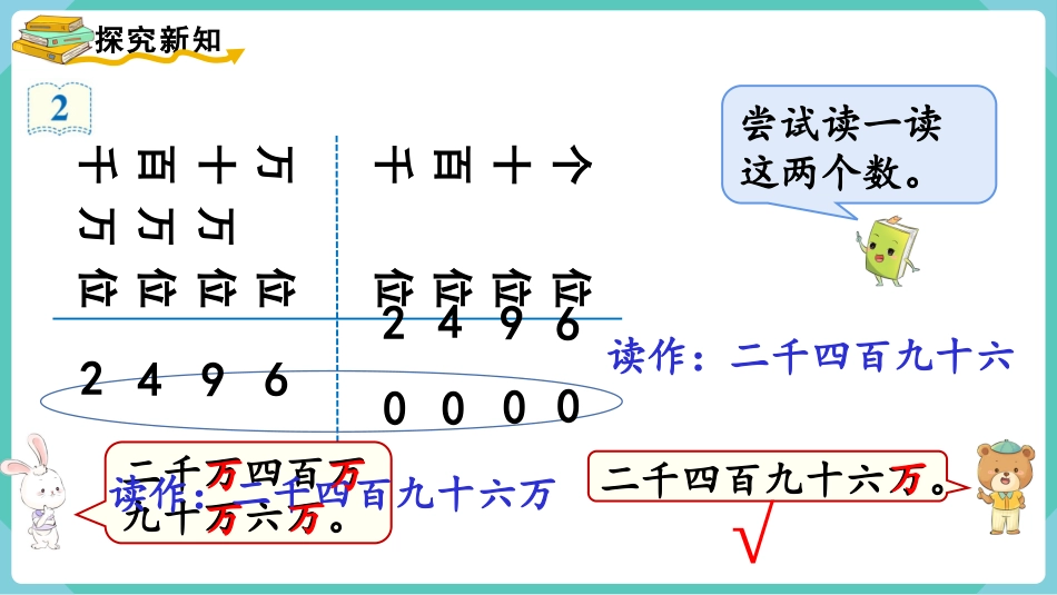 四年级数学上册人教版第一单元-第2课时  亿以内数的读法.pptx_第3页