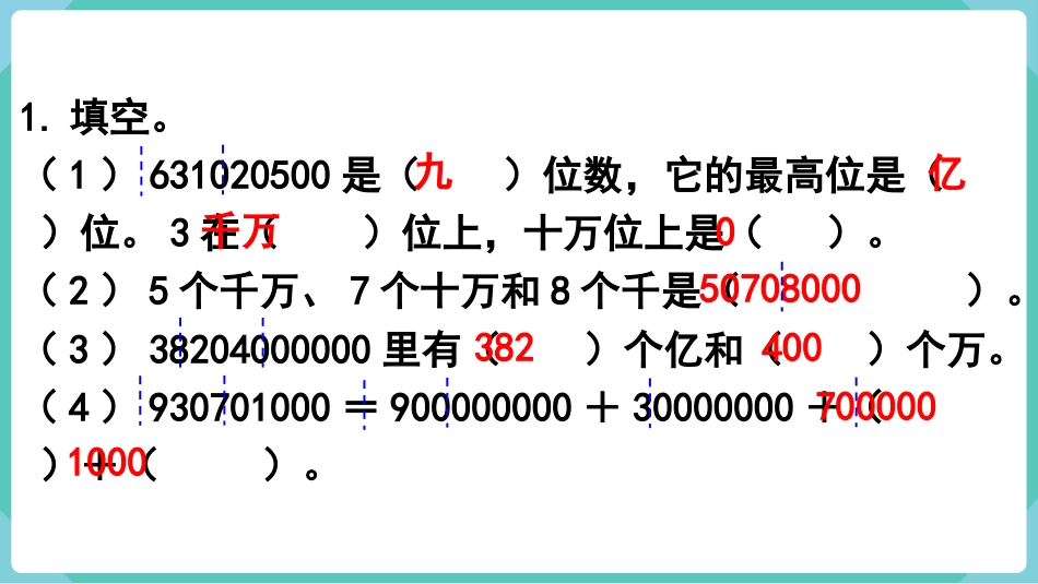 四年级数学上册人教版第一单元-练习五.pptx_第2页