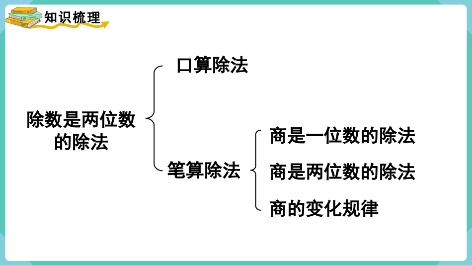 四年级数学上册人教版第六单元-第9课时  整理和复习.pptx_第2页