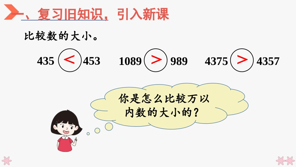 人教版四年级数学上册第一单元-第4课时 亿以内数的大小比较.pptx_第2页