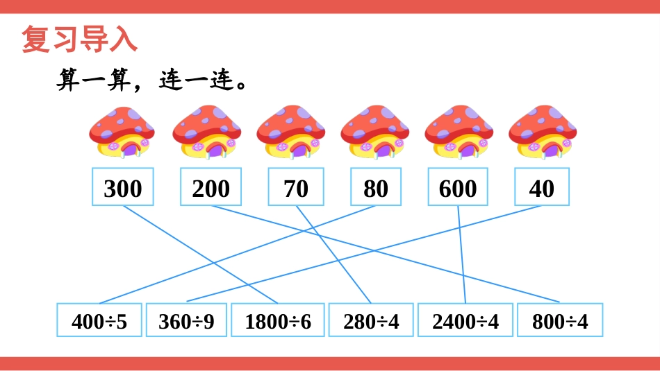 人教版四年级数学上册第六单元-1.口算除法.pptx_第2页