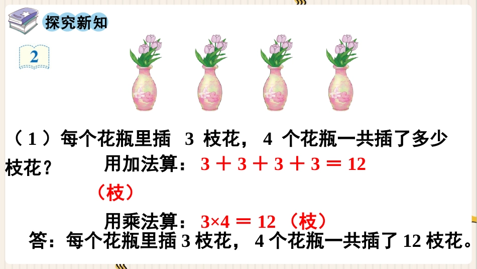 人教版四年级数学下册第一单元-第2课时  乘、除法的意义和各部分间的关系.pptx_第3页