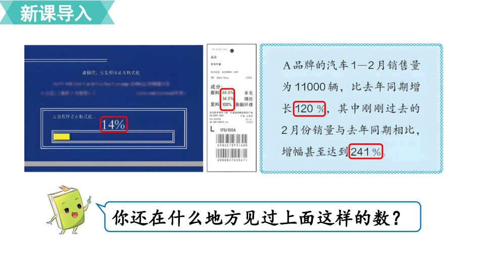 六年级数学人教版上册第6单元-第1课时  百分数的意义和读写法.pptx_第2页