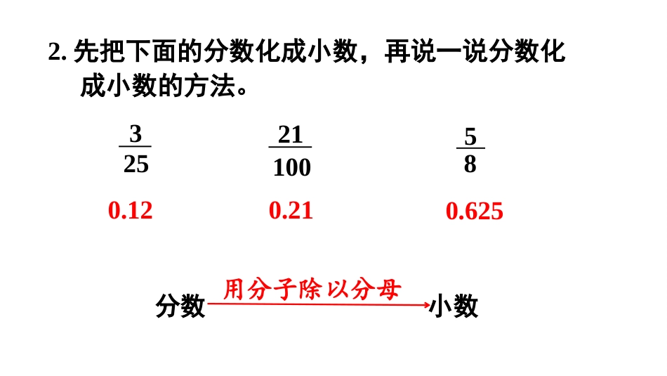 六年级数学人教版上册第6单元-第2课时  百分数和小数、分数的互化（1）.pptx_第3页