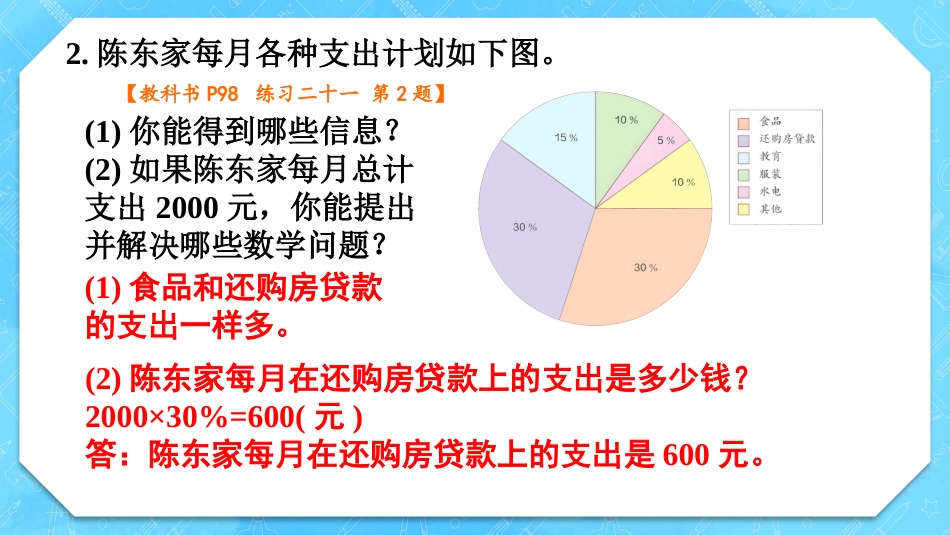 六年级人教版数学上册第7单元-练习二十一.pptx_第3页