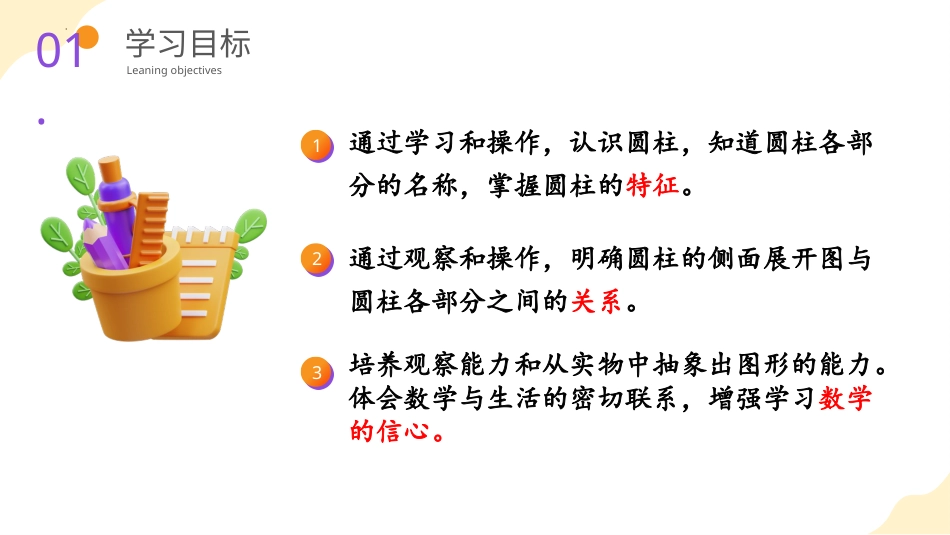第三单元_第01课时_ 圆柱的认识  例1  例2（教学课件）-六年级数学下册人教版 .pptx_第2页
