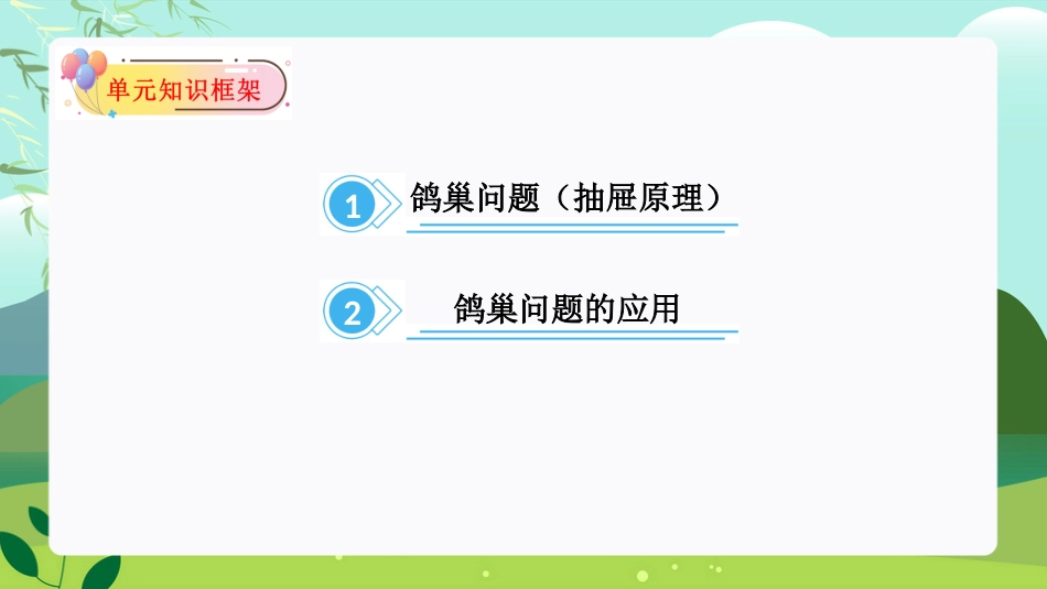 第五单元：数学广角：鸽巢问题（单元复习课件）-人教版六年级数学下册.pptx_第2页
