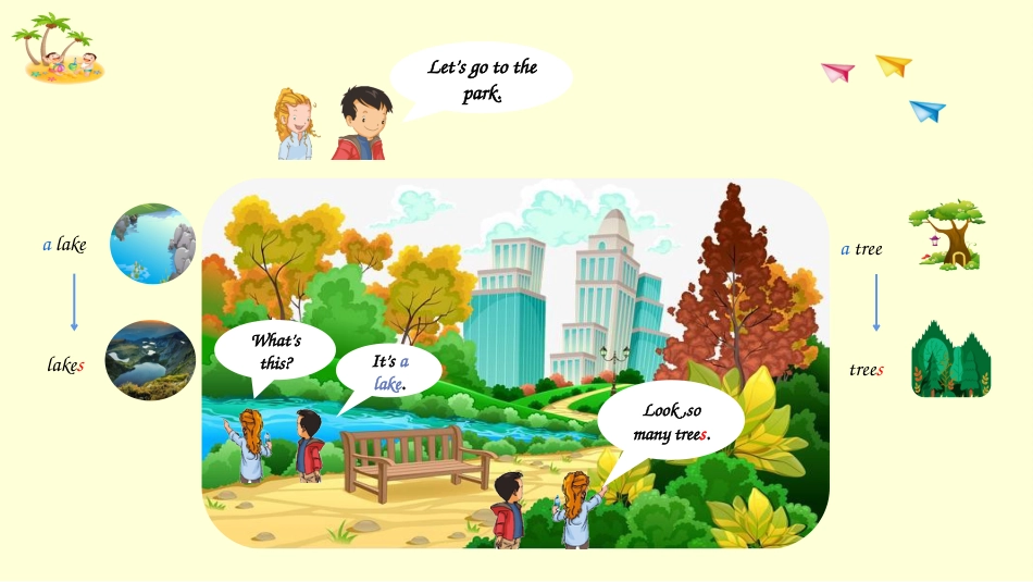 二年级人教新起点英语上册课件-Unit 5 In the park Lesson 1（课件）-（人教新起点版).pptx_第3页