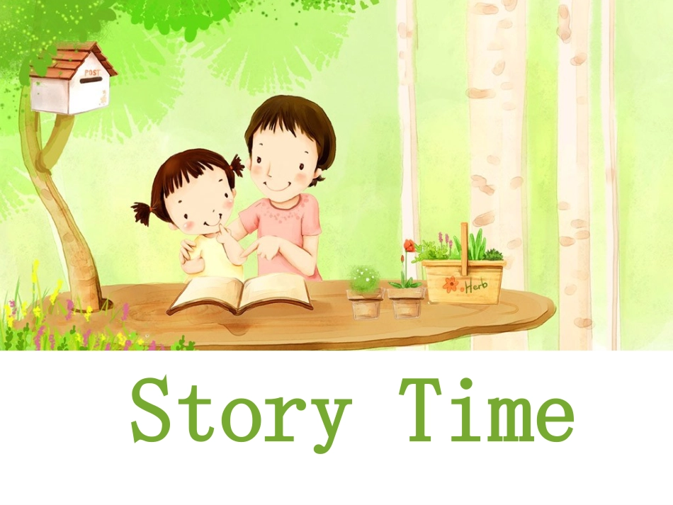 人教新起点三年级下册英语课件-Revision+1+Story+Time.pptx_第1页