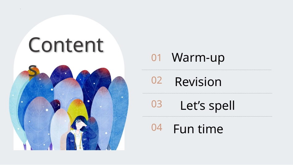 人教版起点教材五年级上册Unit1 Classmates Let's spell+Fun time.pptx_第2页