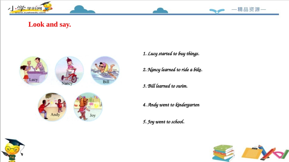 人教版新起点五年级下册-Unit 6 Growing Up Let's check课件.ppt_第3页