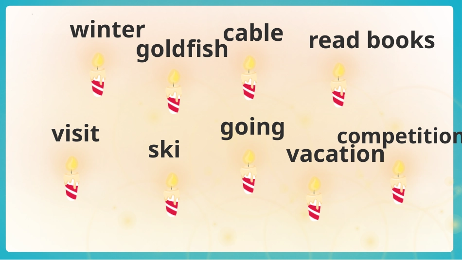 人教版起点教材六年级英语上册Unit 6 Winter vacations Let's check+Fun time.pptx_第3页