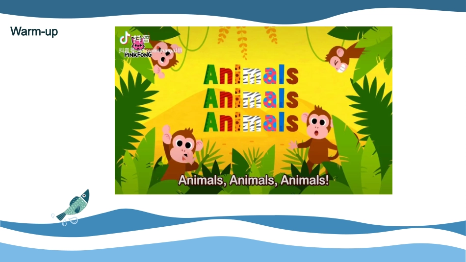 人教版起点教材六年级英语上册Unit+3+Animals+Get+ready++Lesson+1.pptx_第3页