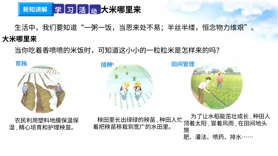 7我们的衣食之源（第一课时） 课件-四年级下册道德与法治.pptx_第3页