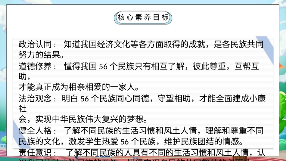 [核心素养目标]部编版5上道德与法治第7课《中华民族一家亲》第2课时   课件.pptx_第2页