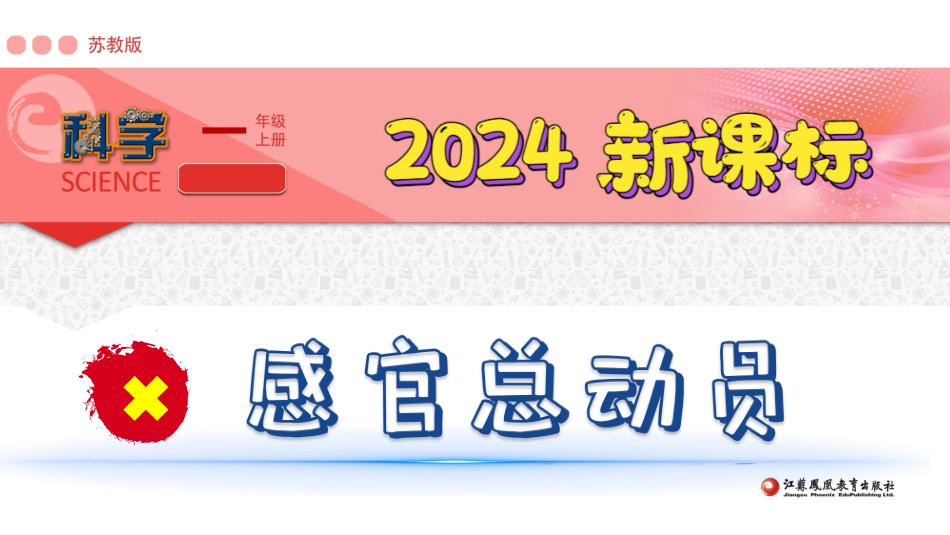 6感官总动员 （ 课件）-一年级上册科学苏教版.pptx_第1页