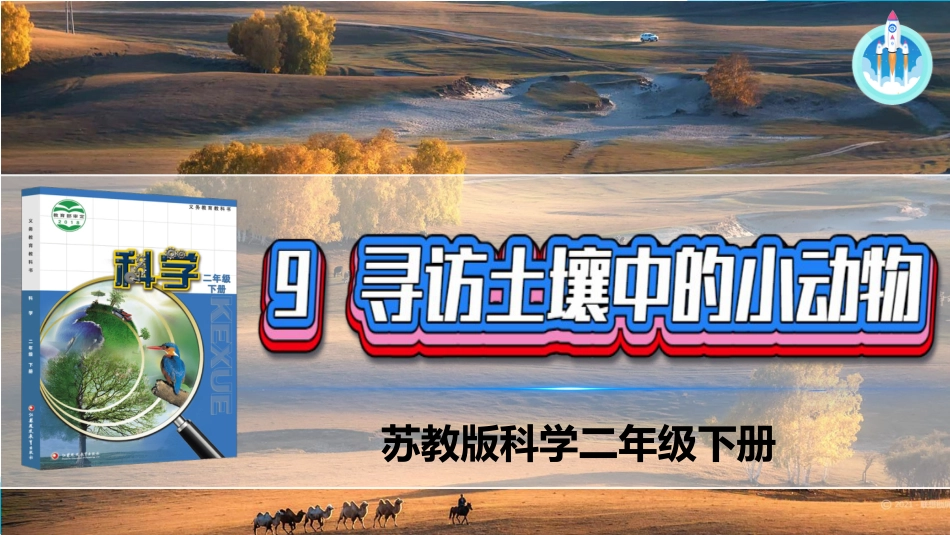 二年级科学下册-9 寻访土壤中的小动物（课件.pptx_第1页