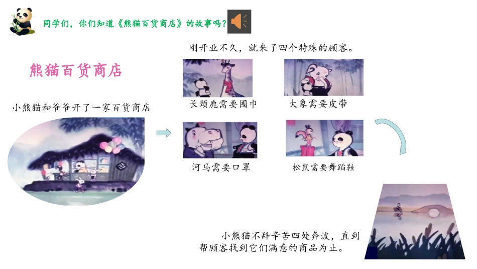 小学音乐1年级上册第4单元第1课《快乐的小熊猫》.pptx_第3页