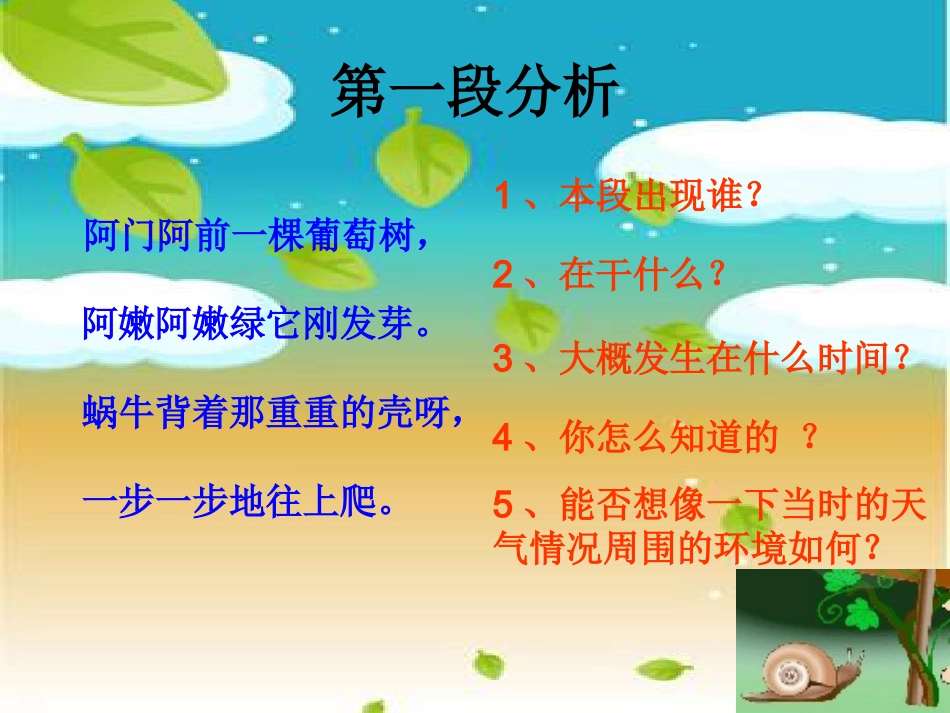 二年级音乐人音版上册-《蜗牛与黄鹂鸟》课件3.ppt_第3页