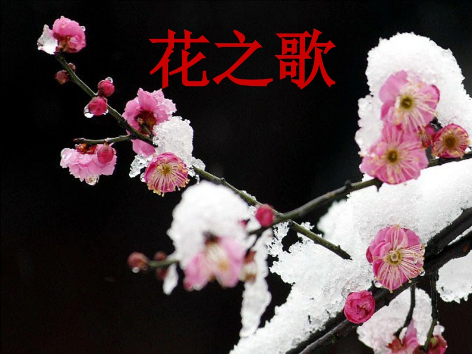 人音版音乐五年级下册-《花之歌》课件.ppt_第1页
