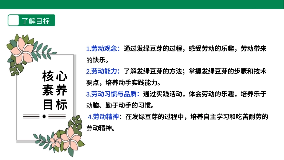 【人教版】《劳动教育》6下 劳动项目三《发绿豆芽》课件.pptx_第2页