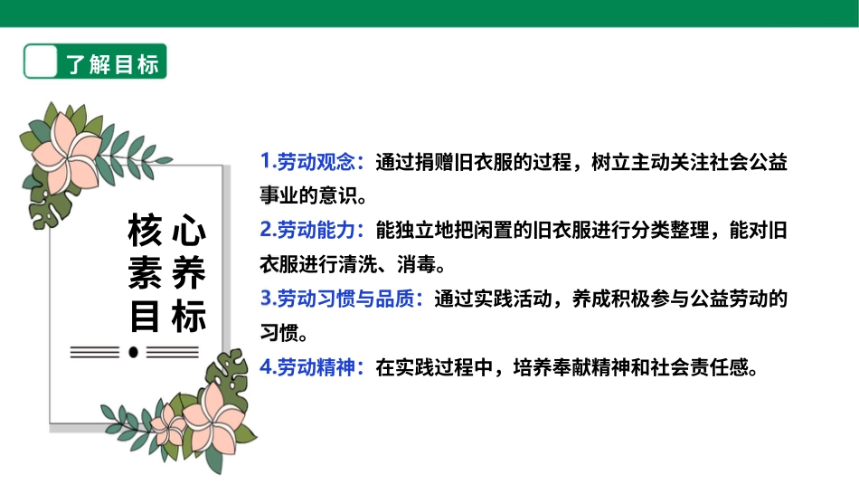 【人教版】《劳动教育》六下 劳动项目九 《捐赠旧衣服》课件.pptx_第2页