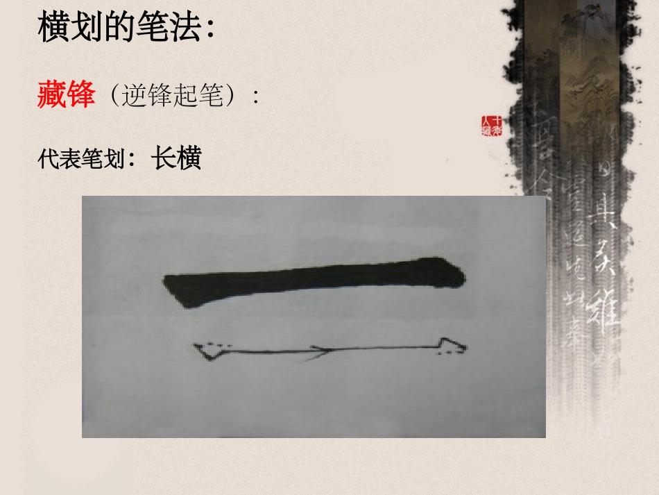 1北师大版书法三年级上册第1课横PPT课件4.ppt_第3页